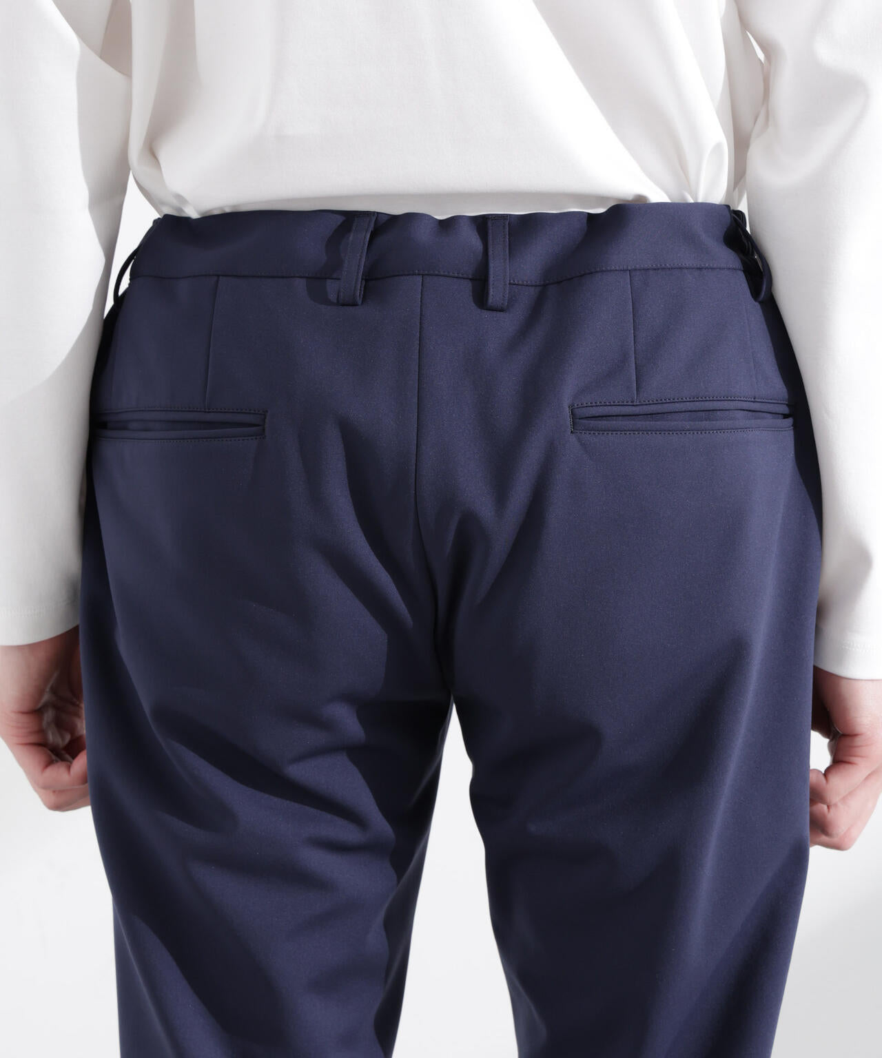 「N TROUSERS BASIC」TEXBRID(R)ポンチストレッチパンツ(セットアップ可)
