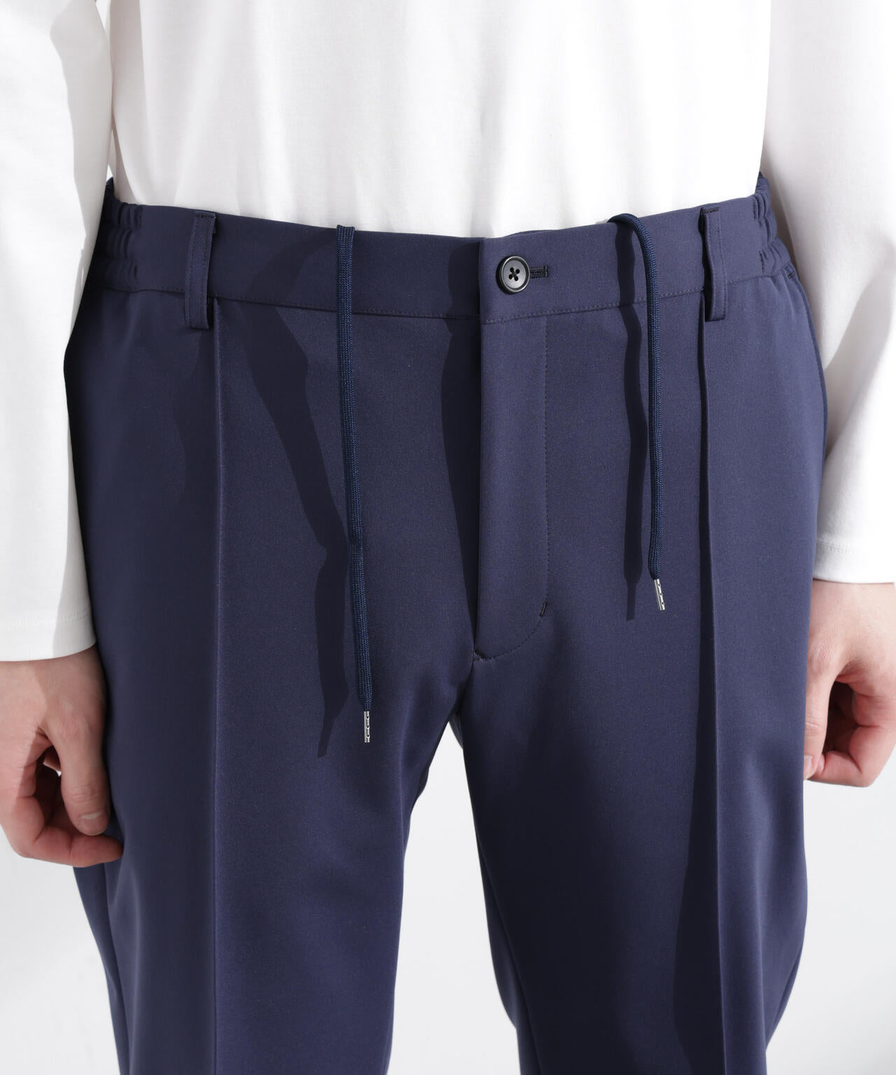「N TROUSERS BASIC」TEXBRID(R)ポンチストレッチパンツ(セットアップ可)