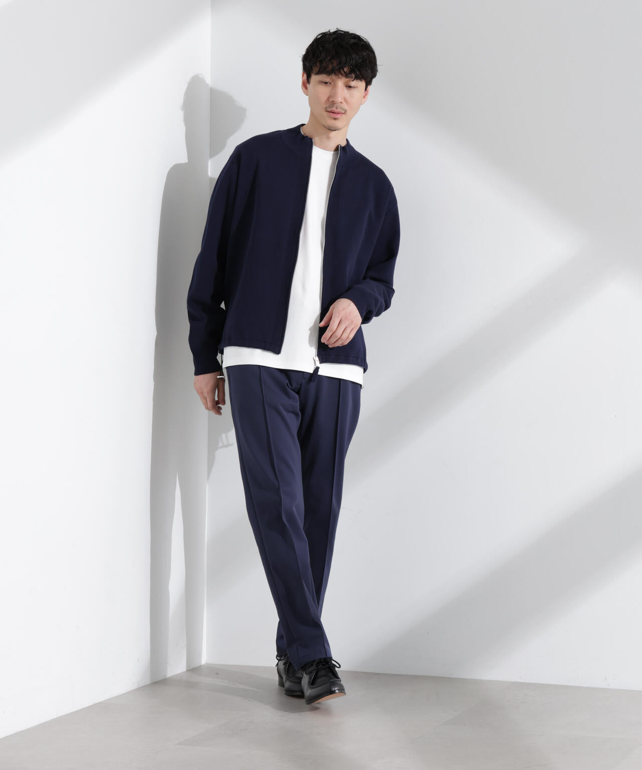 「N TROUSERS BASIC」TEXBRID(R)ポンチストレッチパンツ(セットアップ可)