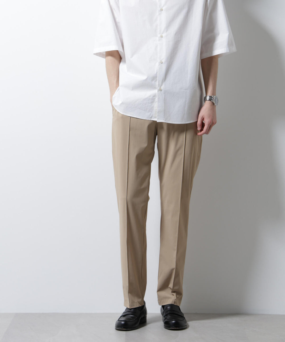 「N TROUSERS PREMIUM」クールタッチ4WAYストレッチパンツ撥水(セットアップ可)