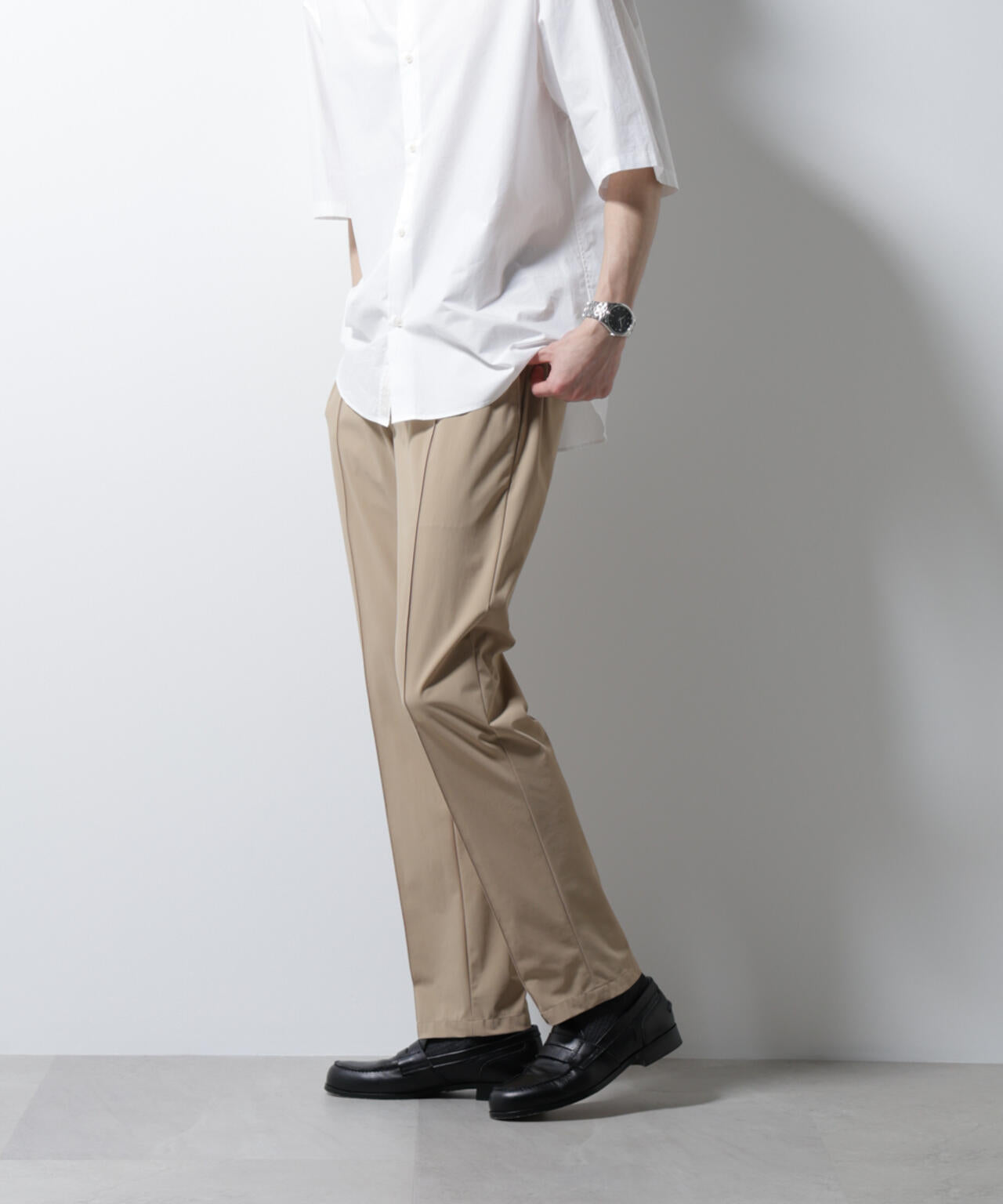 「N TROUSERS PREMIUM」クールタッチ4WAYストレッチパンツ撥水(セットアップ可)