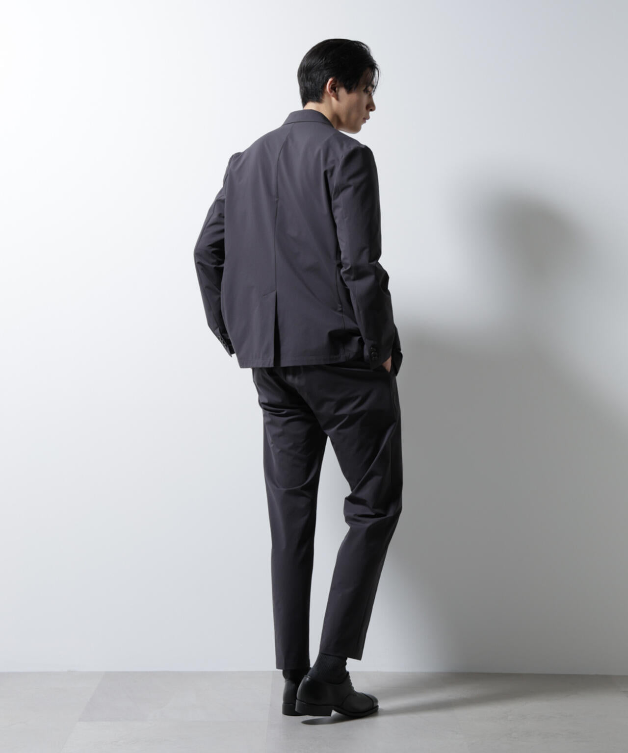 「N TROUSERS BASIC」ダントツオチール防汚テックストレッチパンツ(セットアップ可)