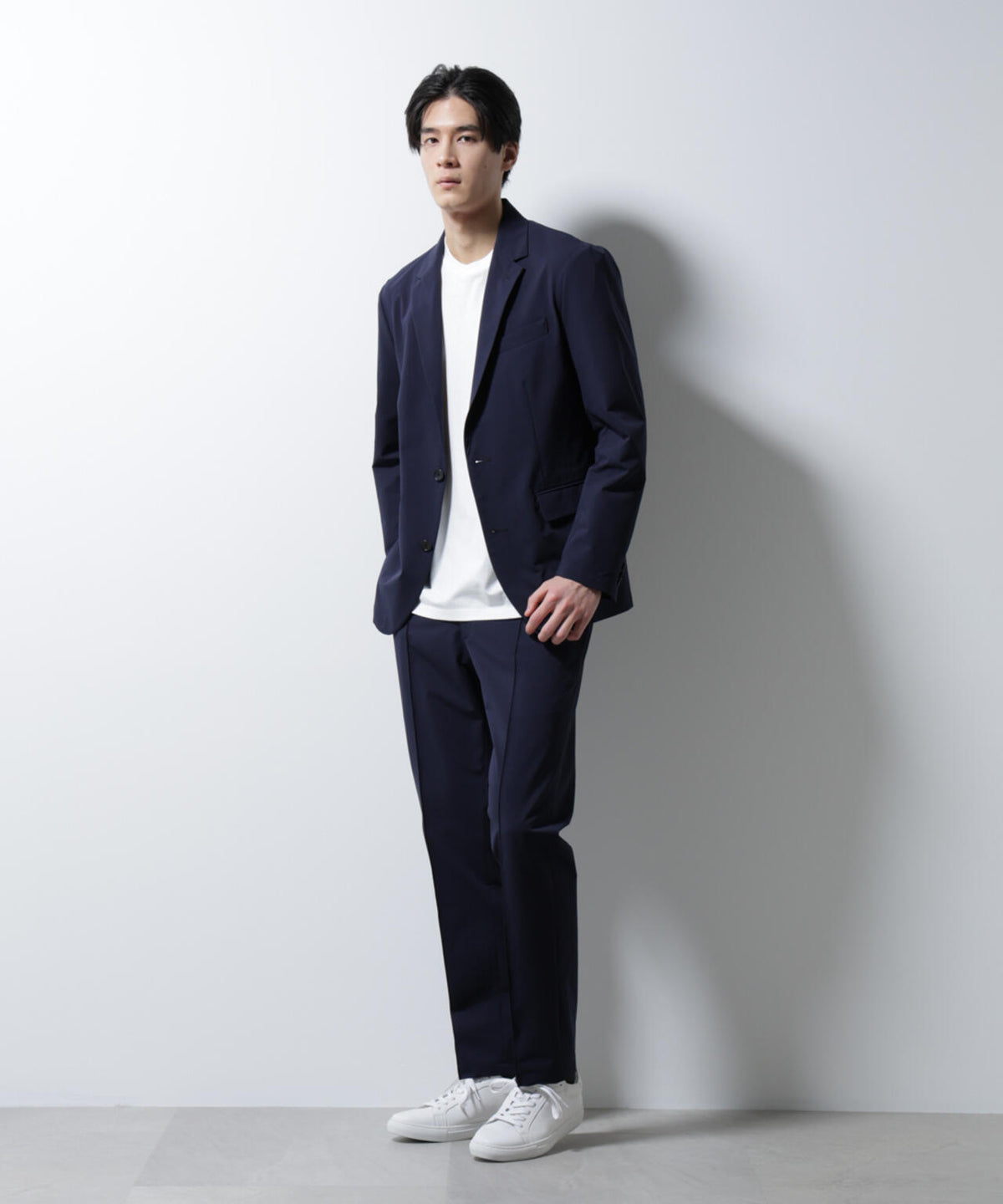 「N TROUSERS BASIC」ダントツオチール防汚テックストレッチパンツ(セットアップ可)