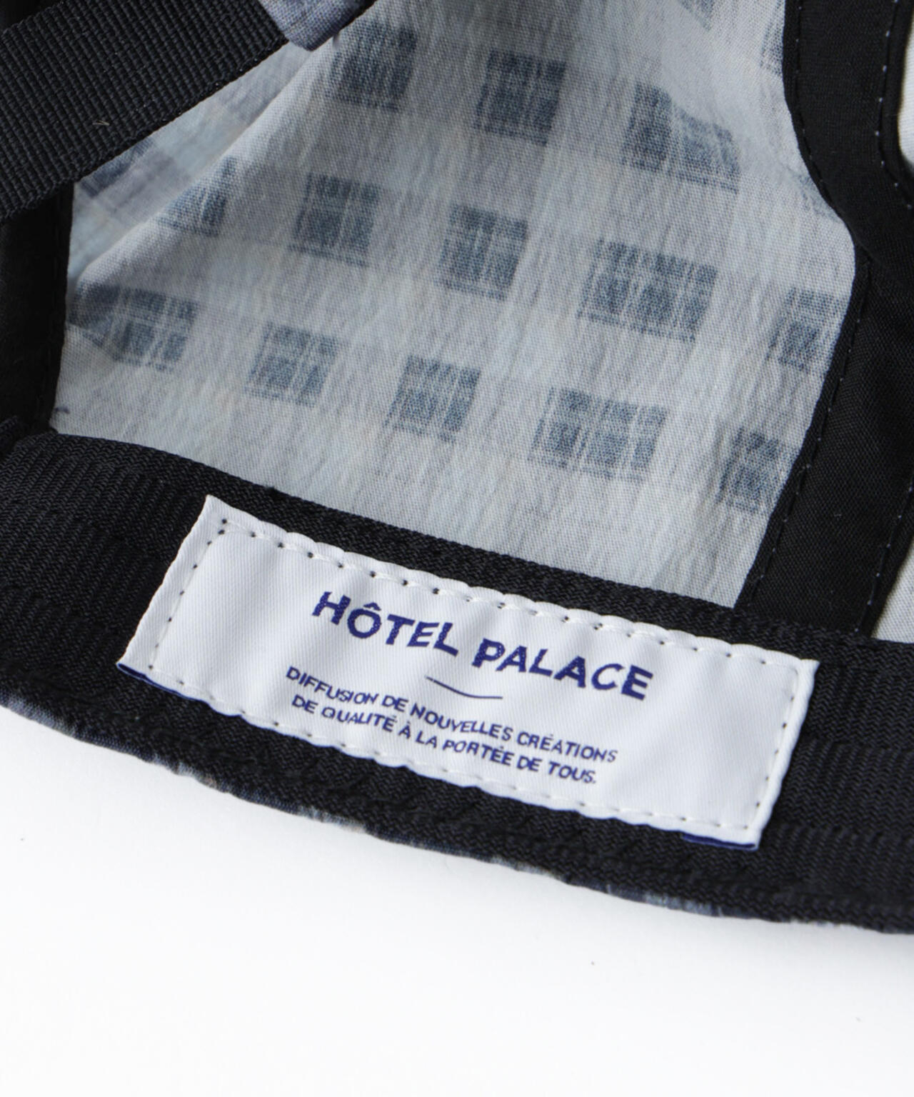 「HOTEL PALACE」 オテルパラス デジタルプリントチェックキャップ