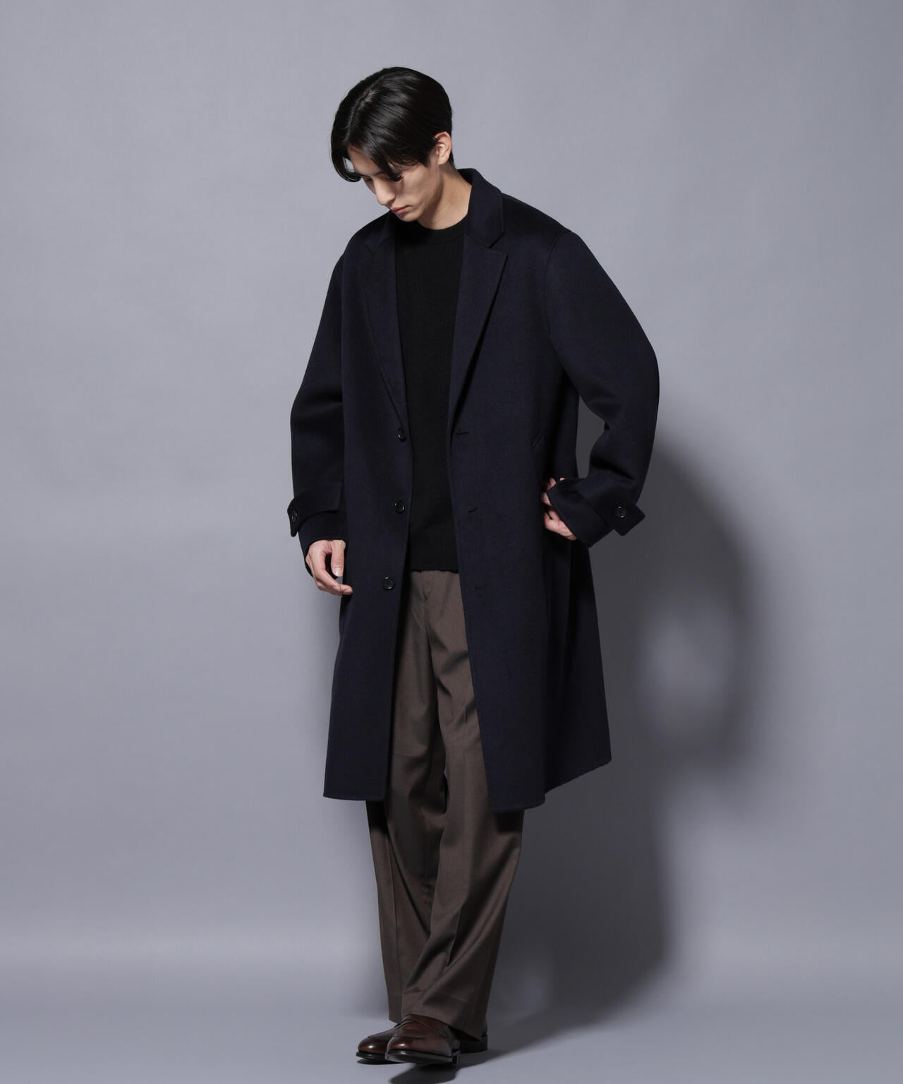 ウールリバーチェスターコート