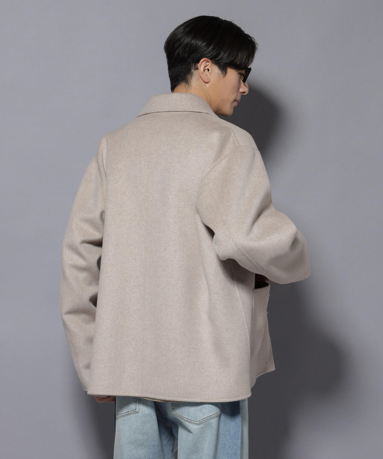 ウールリバーカバーオール