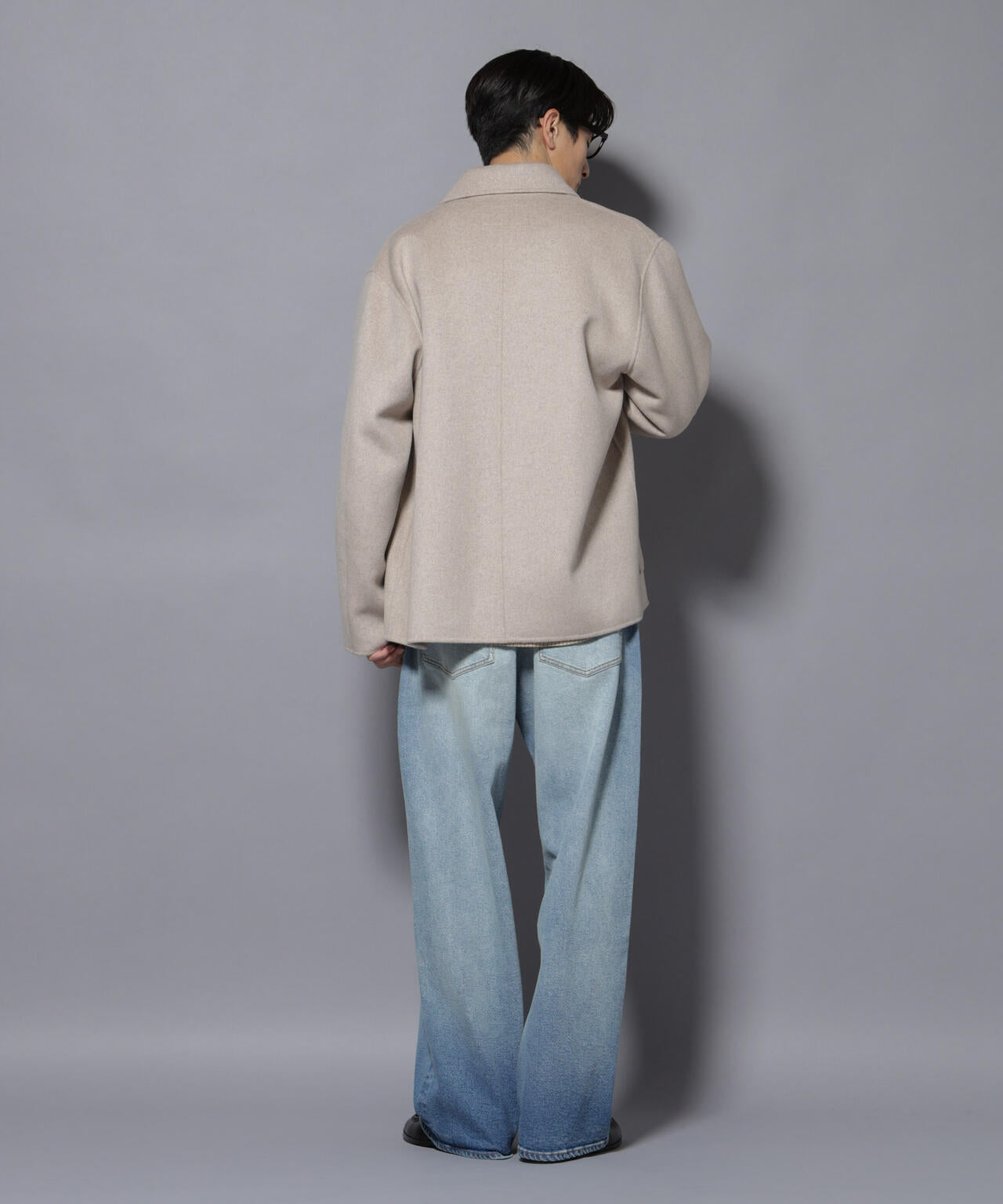 ウールリバーカバーオール