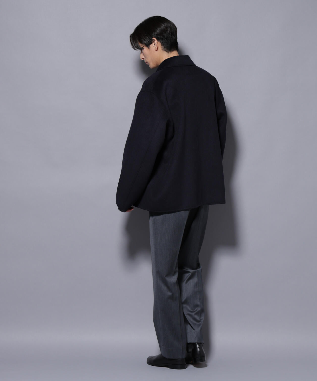 ウールリバーカバーオール