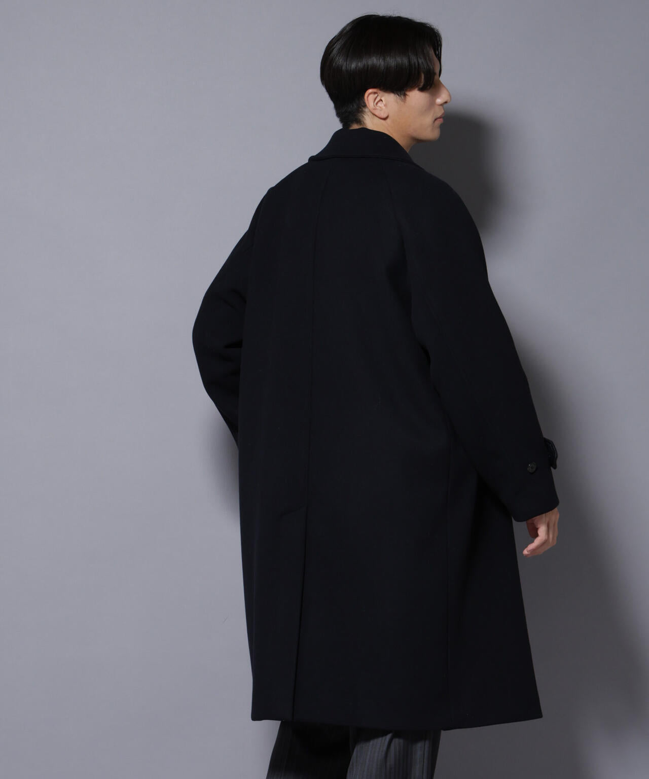 ウールカシミヤメルトンダブルコート