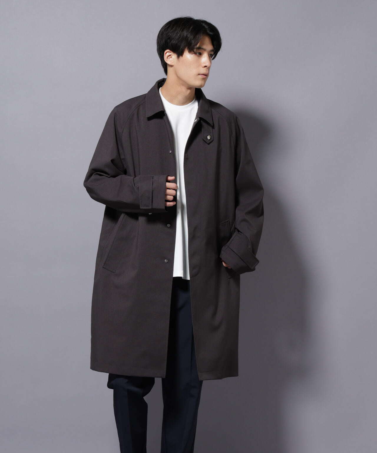 「RainComfortWear」ダントツ撥水透湿コーティングステンカラーコート