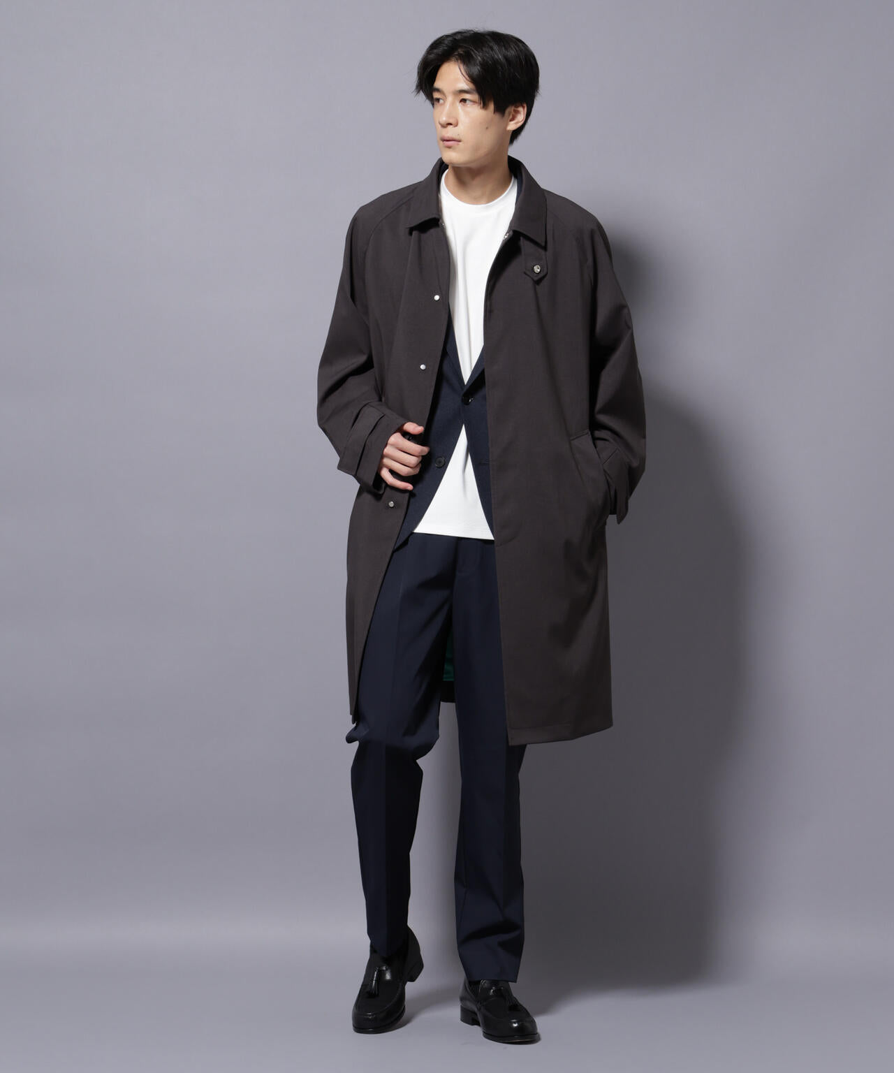 「RainComfortWear」ダントツ撥水透湿コーティングステンカラーコート