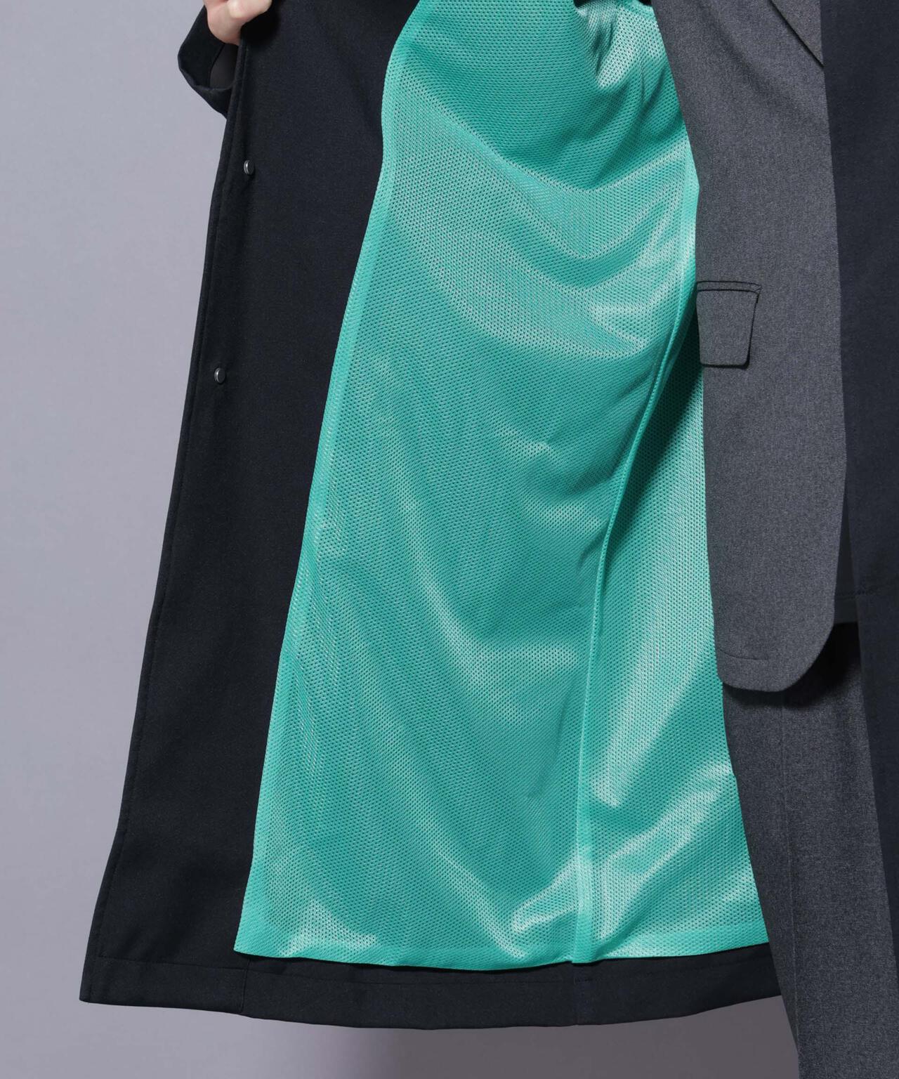 「RainComfortWear」ダントツ撥水透湿コーティングステンカラーコート