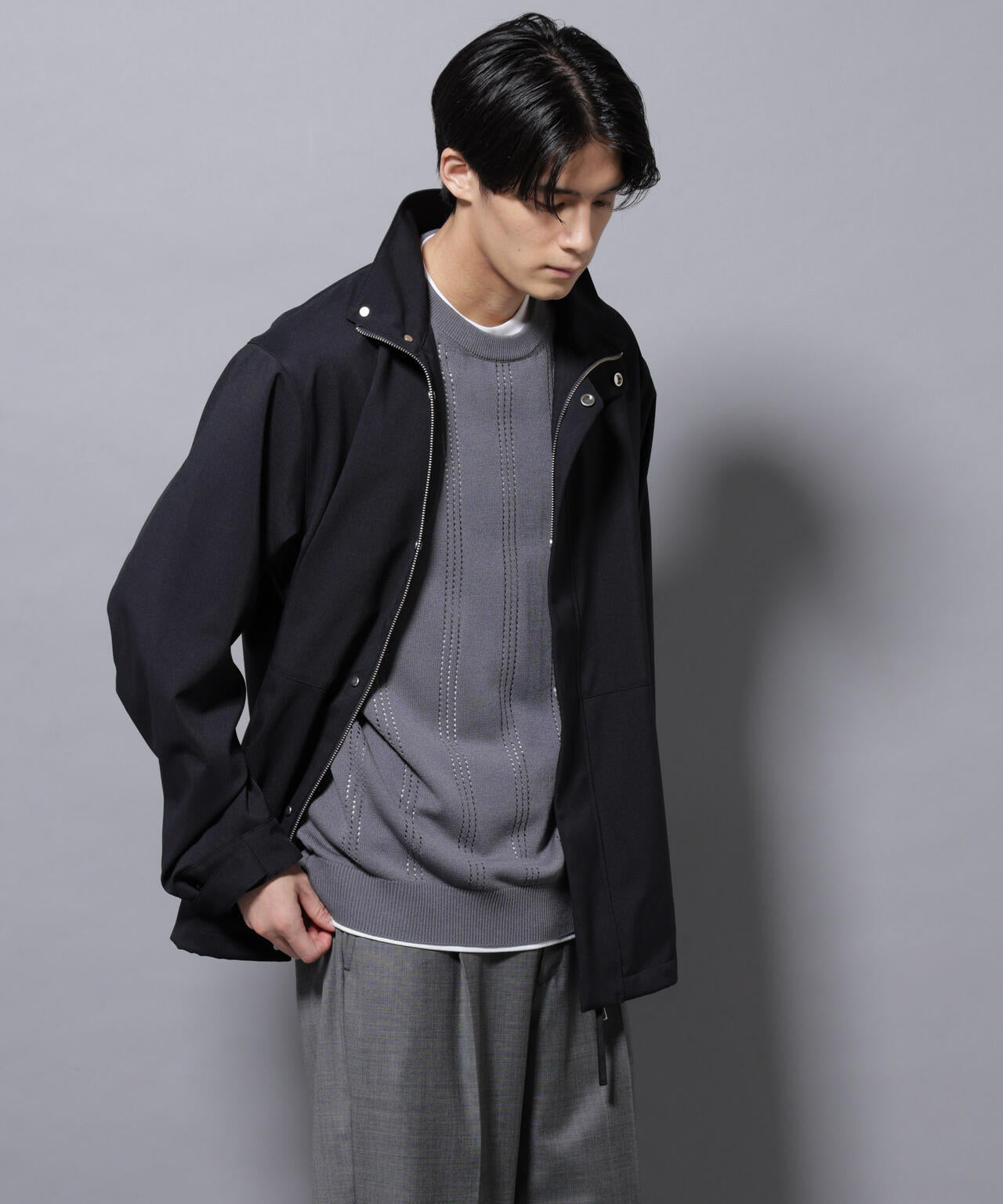 「RainComfortWear」ダントツ撥水透湿コーティング2WAYブルゾン