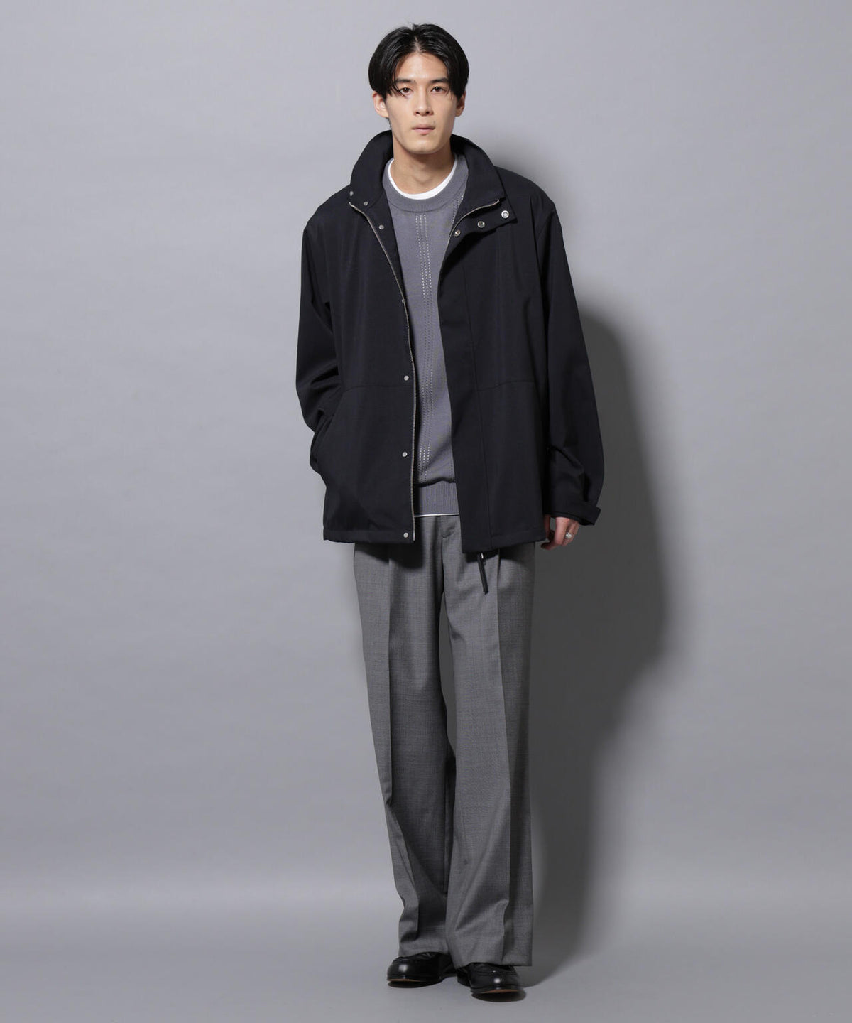 「RainComfortWear」ダントツ撥水透湿コーティング2WAYブルゾン