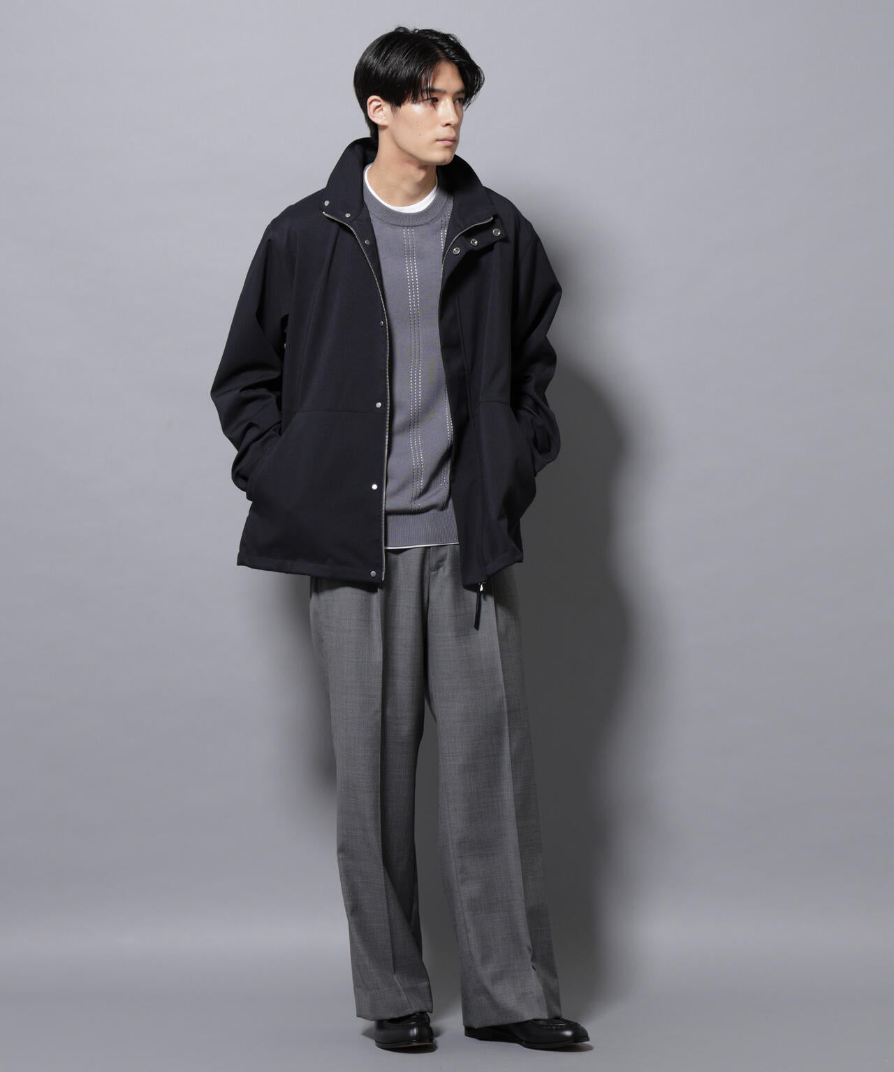 「RainComfortWear」ダントツ撥水透湿コーティング2WAYブルゾン
