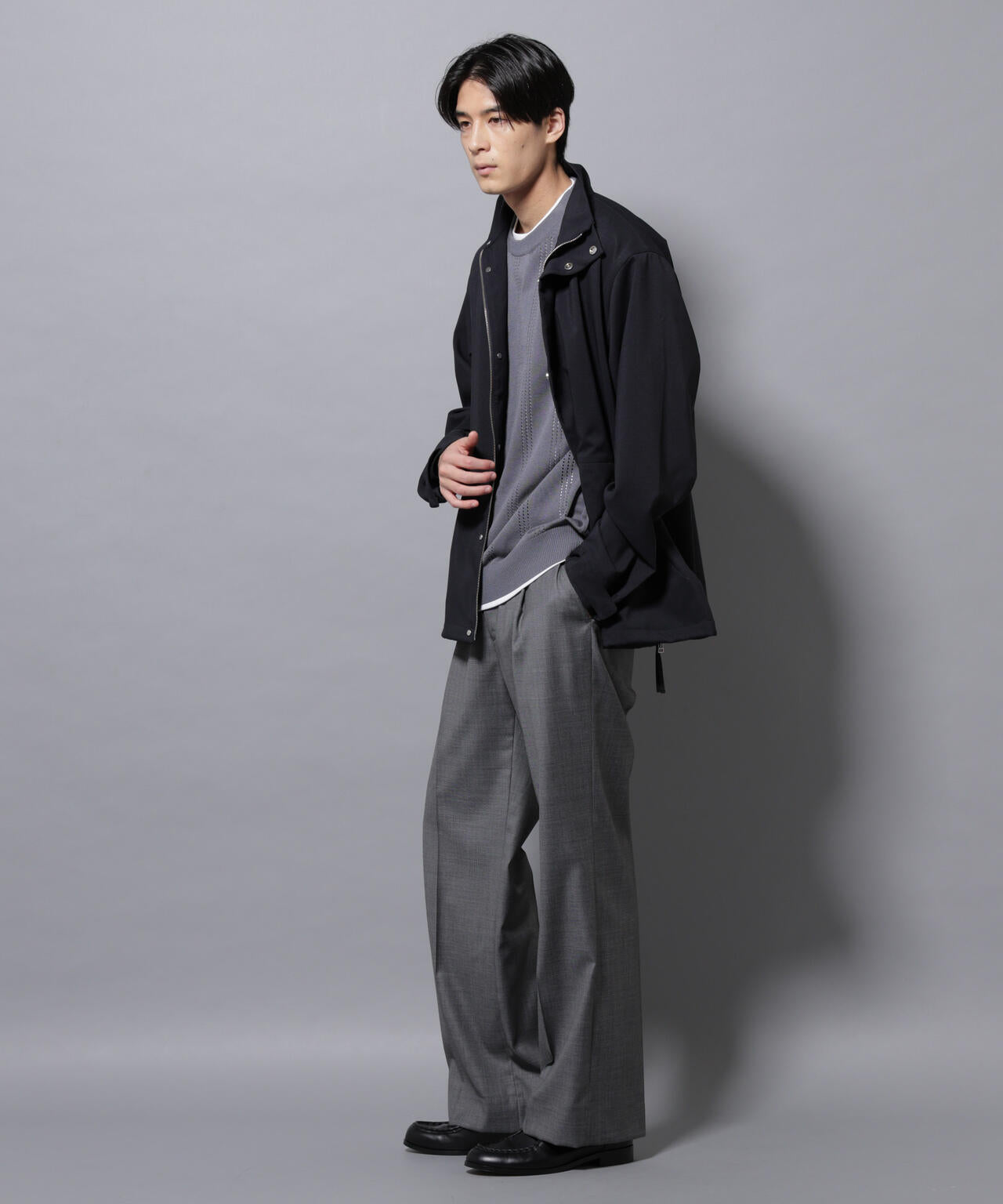 「RainComfortWear」ダントツ撥水透湿コーティング2WAYブルゾン