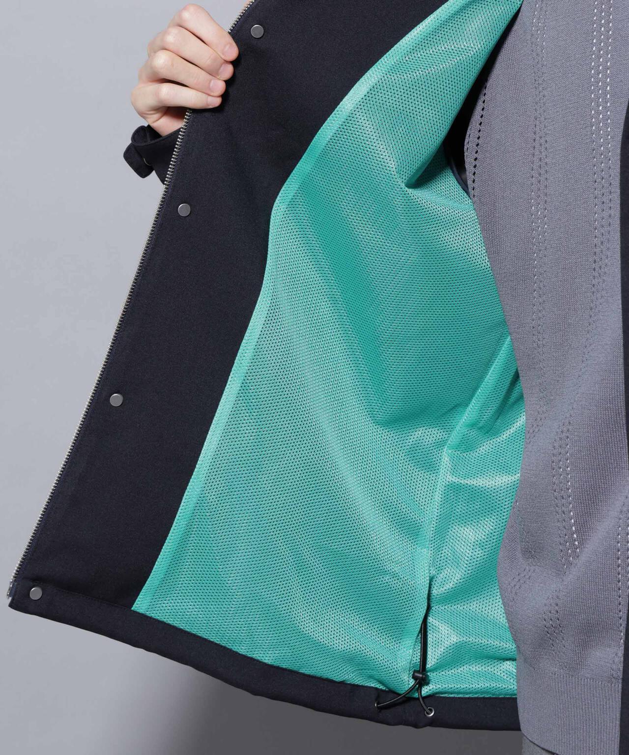 「RainComfortWear」ダントツ撥水透湿コーティング2WAYブルゾン