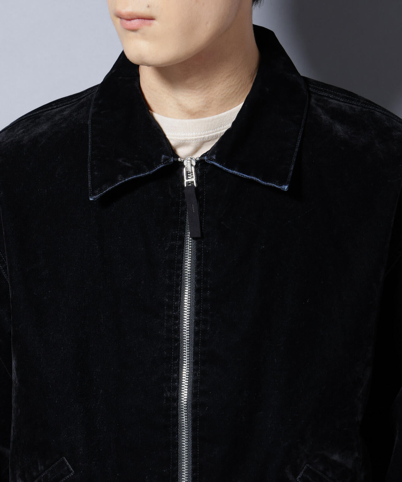 フロッキーデニム スポーツジャケット