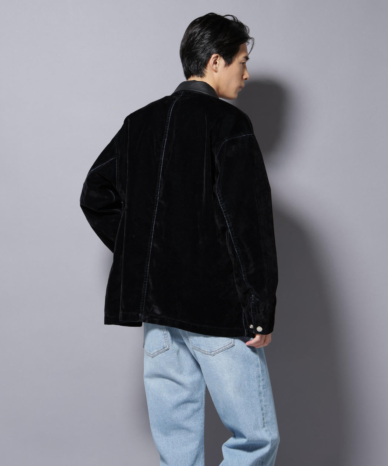 フロッキーデニム オーバージャケット