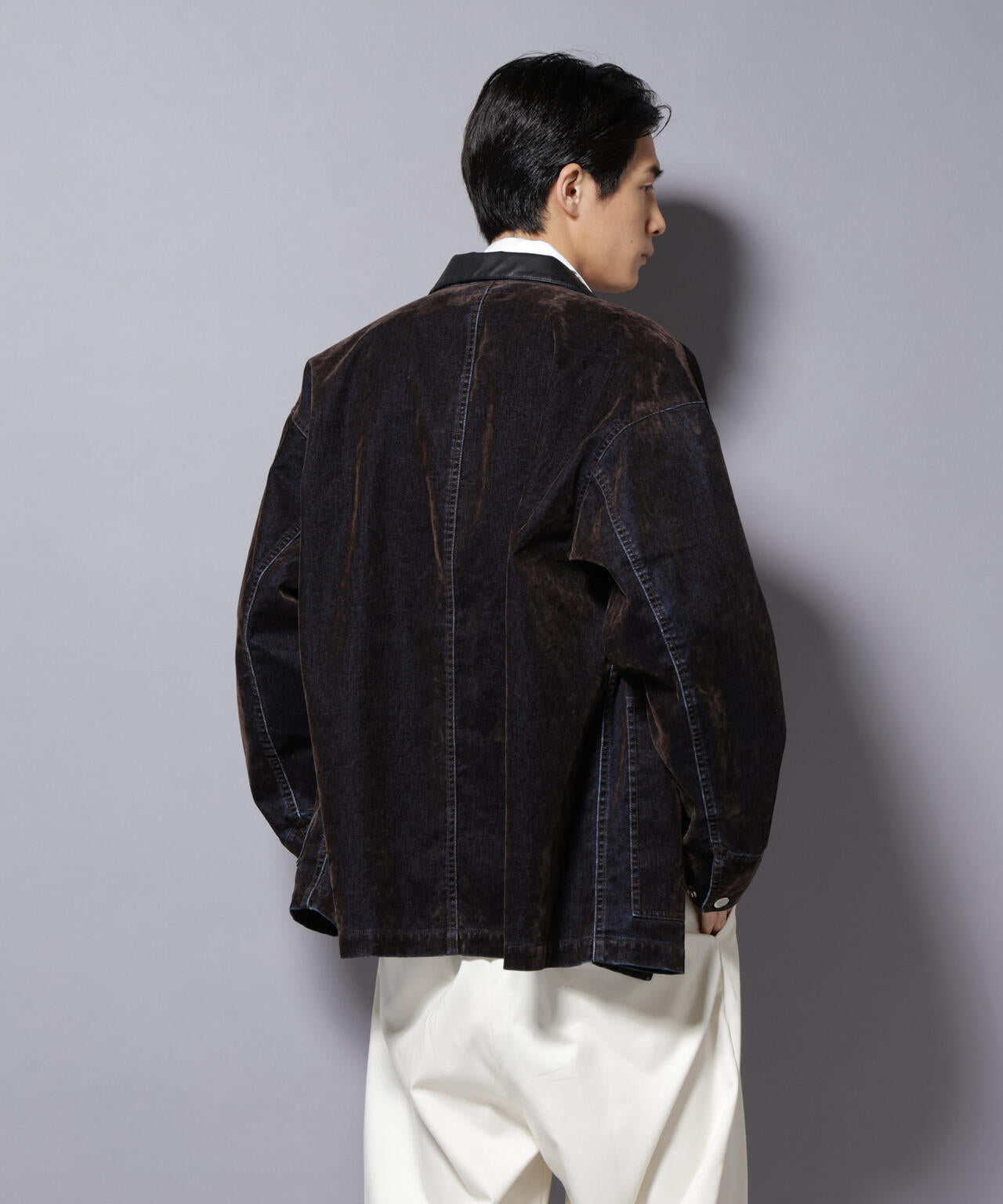 フロッキーデニム オーバージャケット