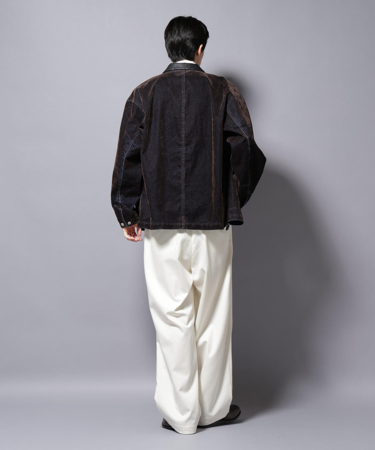 フロッキーデニム オーバージャケット
