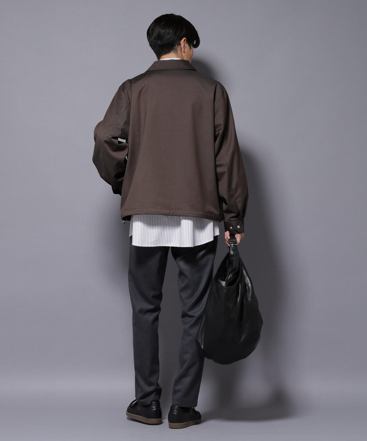 DELEGANTE エアリーサキソニーコーチジャケット