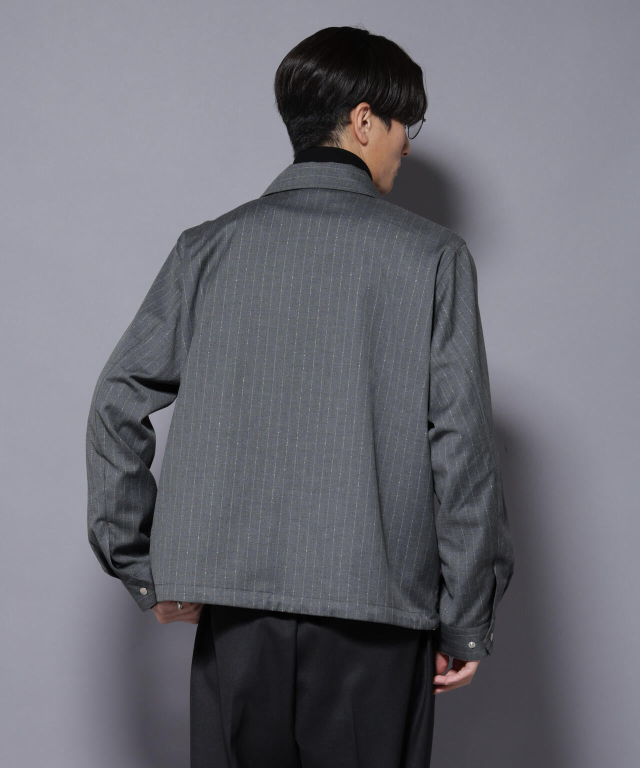 DELEGANTE エアリーサキソニーコーチジャケット