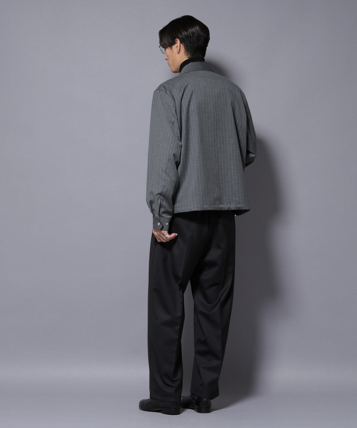 DELEGANTE エアリーサキソニーコーチジャケット