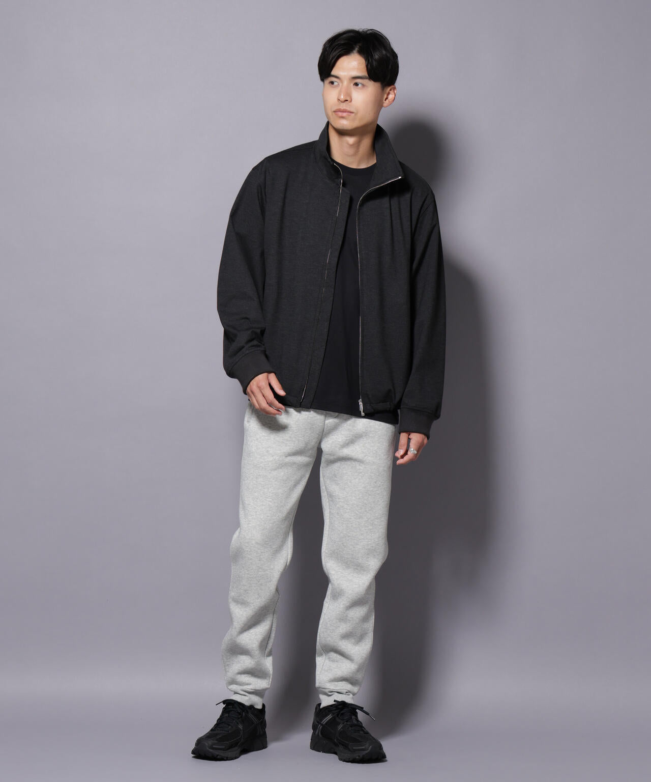 DELEGANTE TECH+ バルーンブルゾン