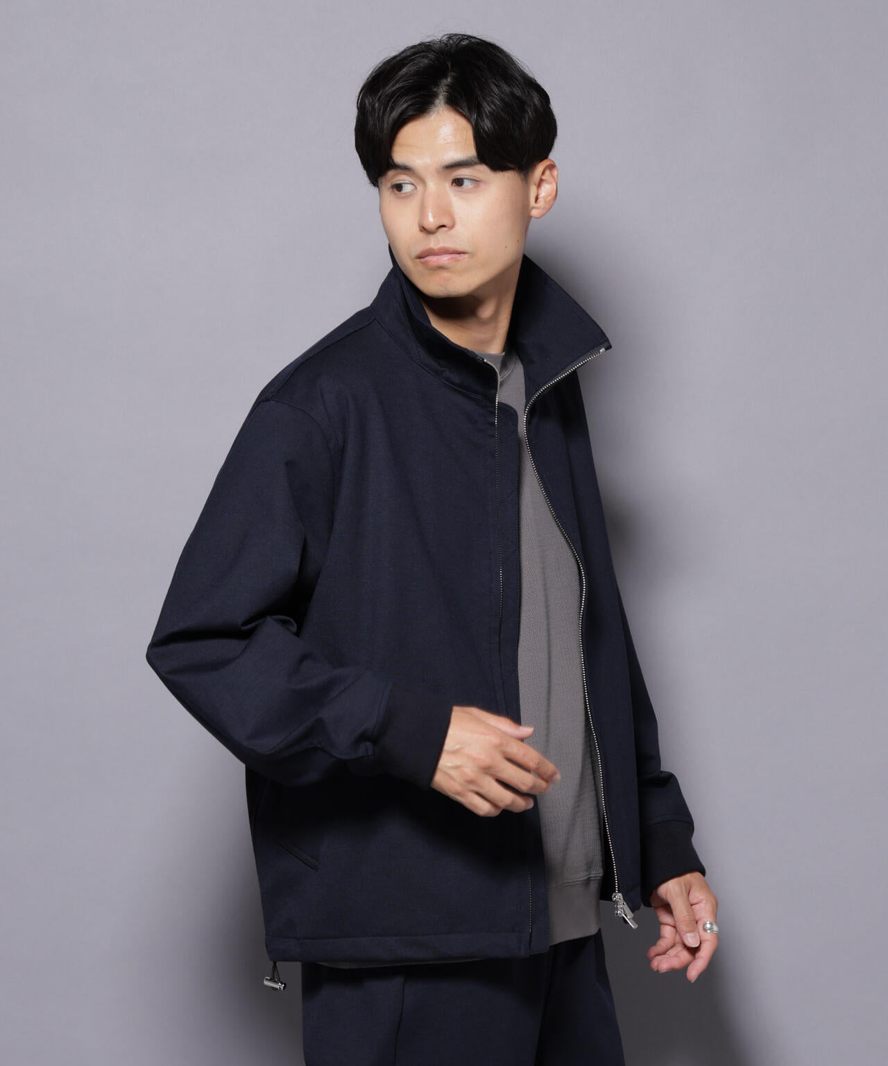DELEGANTE TECH+ バルーンブルゾン