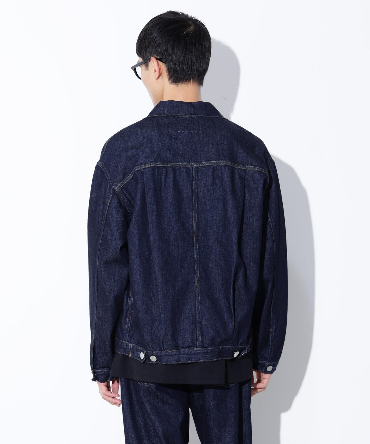 AUTHENコラボ SILKNIZED DENIM トラッカージャケット(セットアップ可)