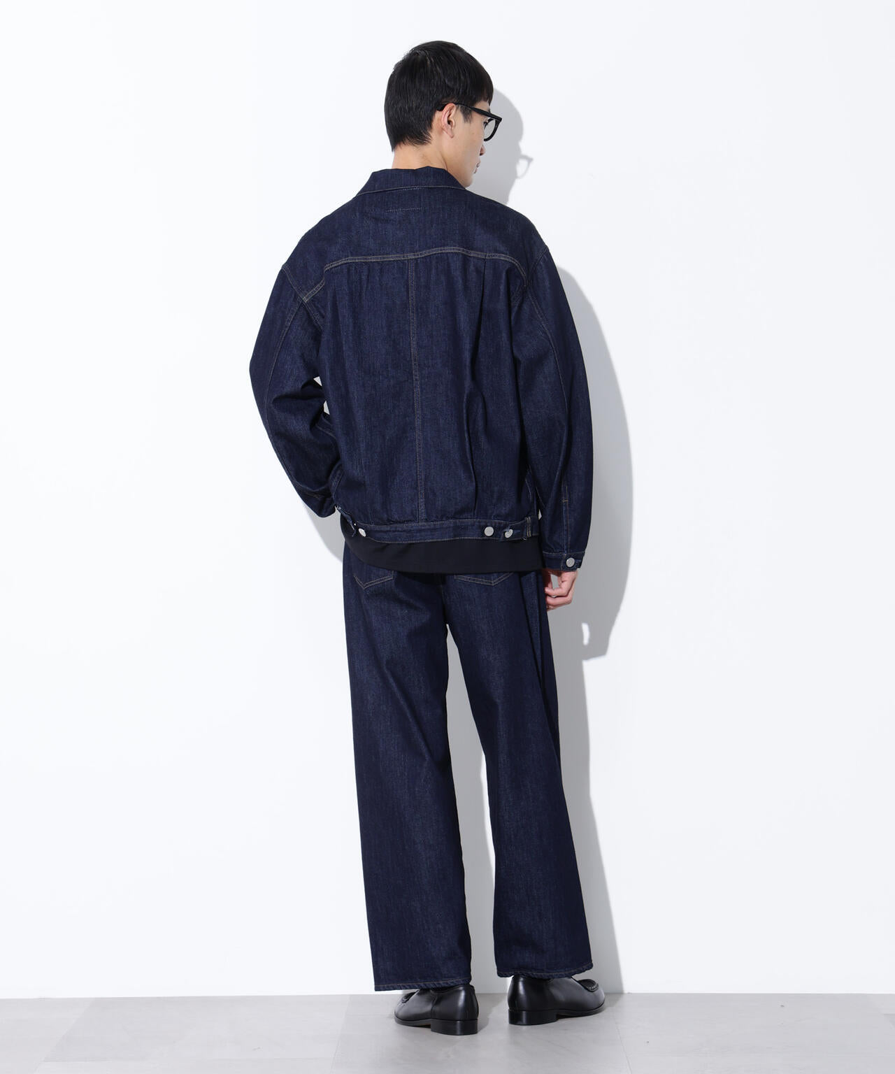 AUTHENコラボ SILKNIZED DENIM トラッカージャケット(セットアップ可)
