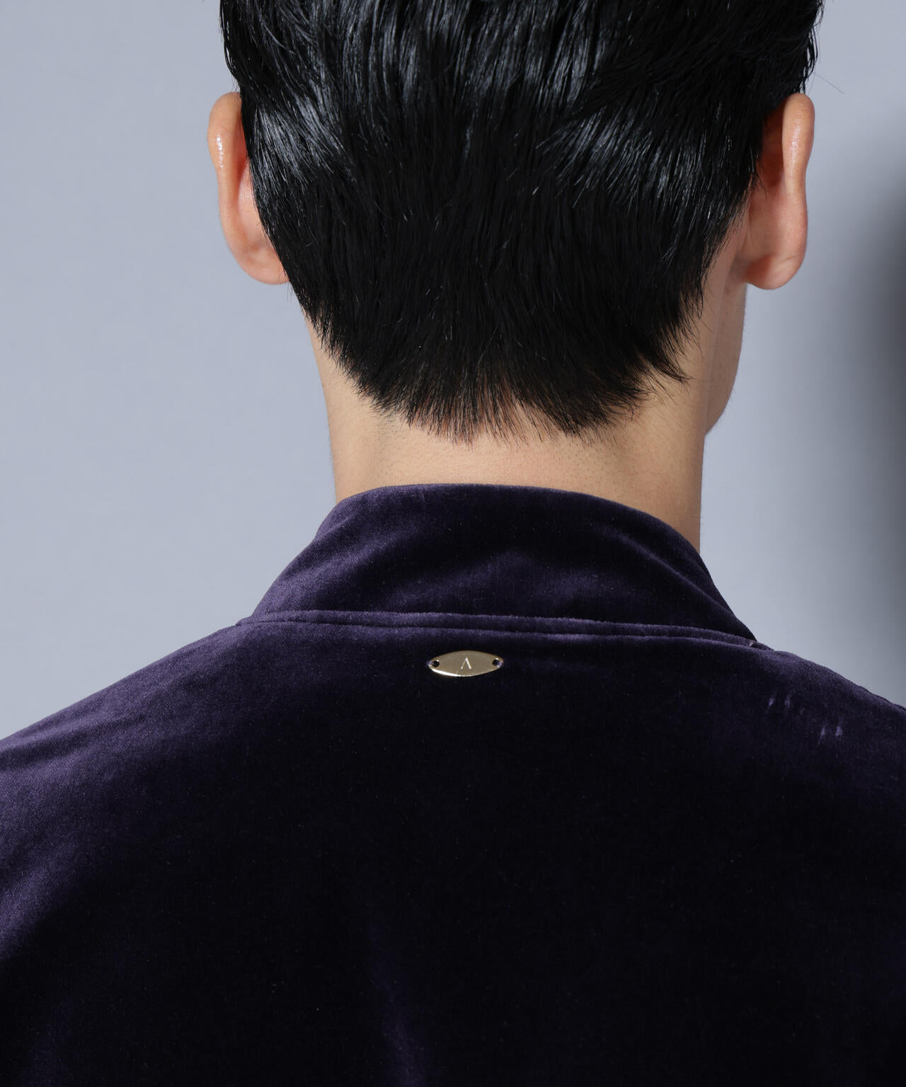 「ASSEMBLANC」 コットンシルクベルベットブルゾン