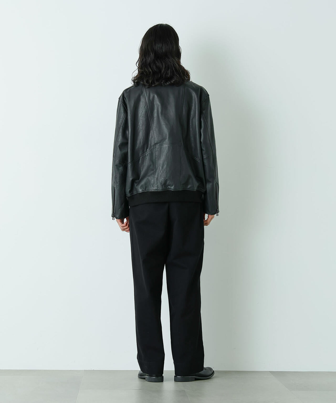 「HOTEL PALACE」 シングルライダース レザーJKT