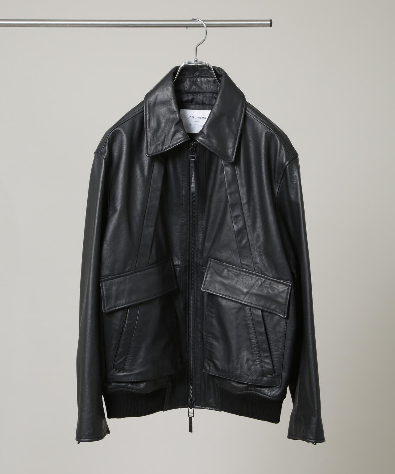 「HOTEL PALACE」 シングルライダース レザーJKT