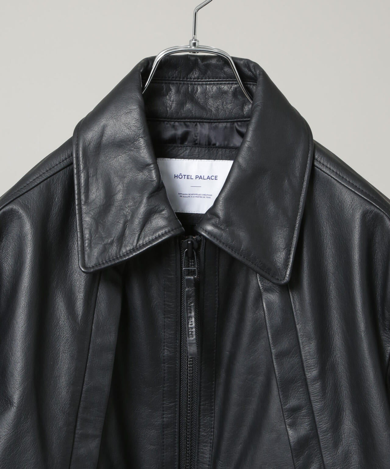 「HOTEL PALACE」 シングルライダース レザーJKT