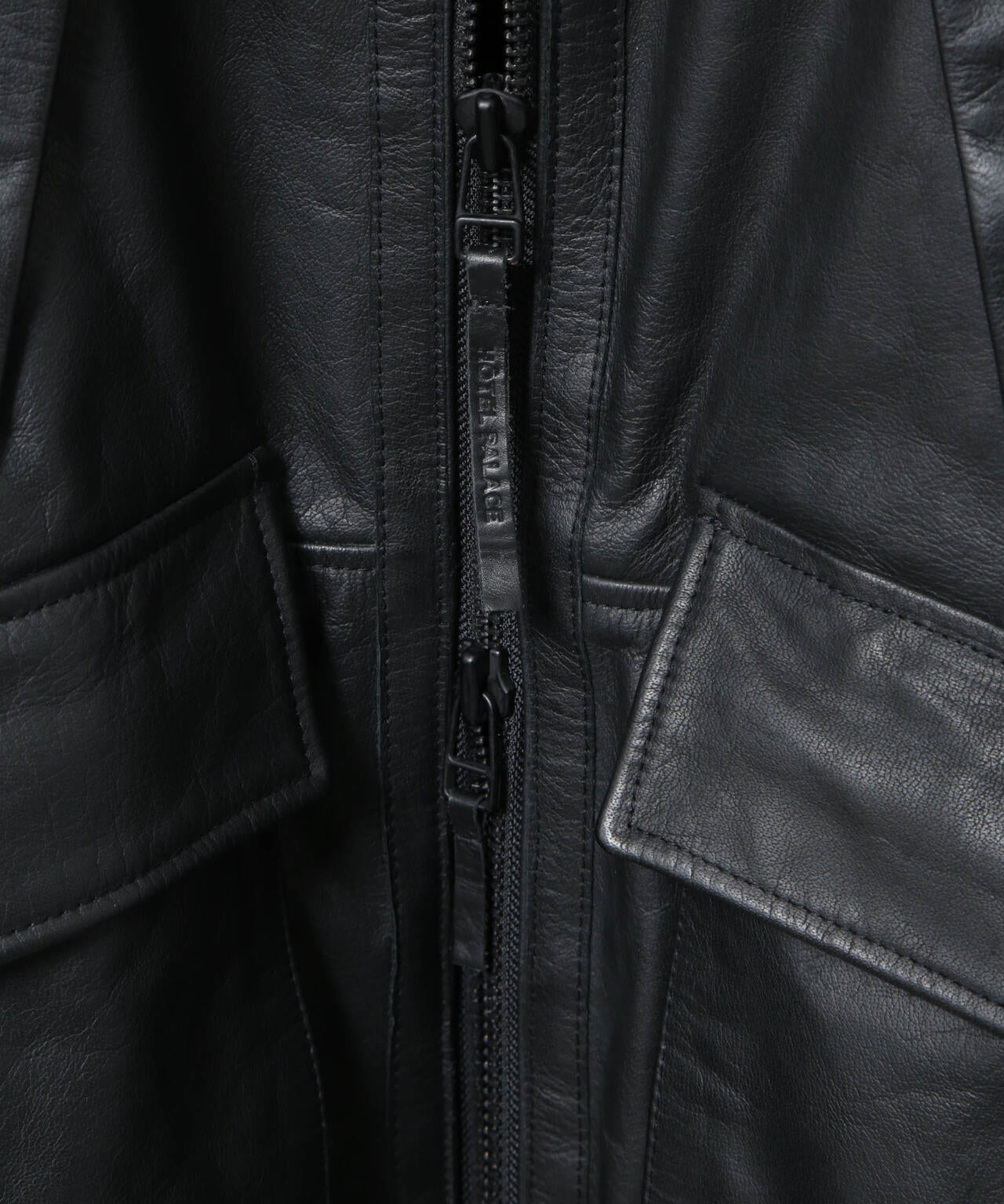 「HOTEL PALACE」 シングルライダース レザーJKT