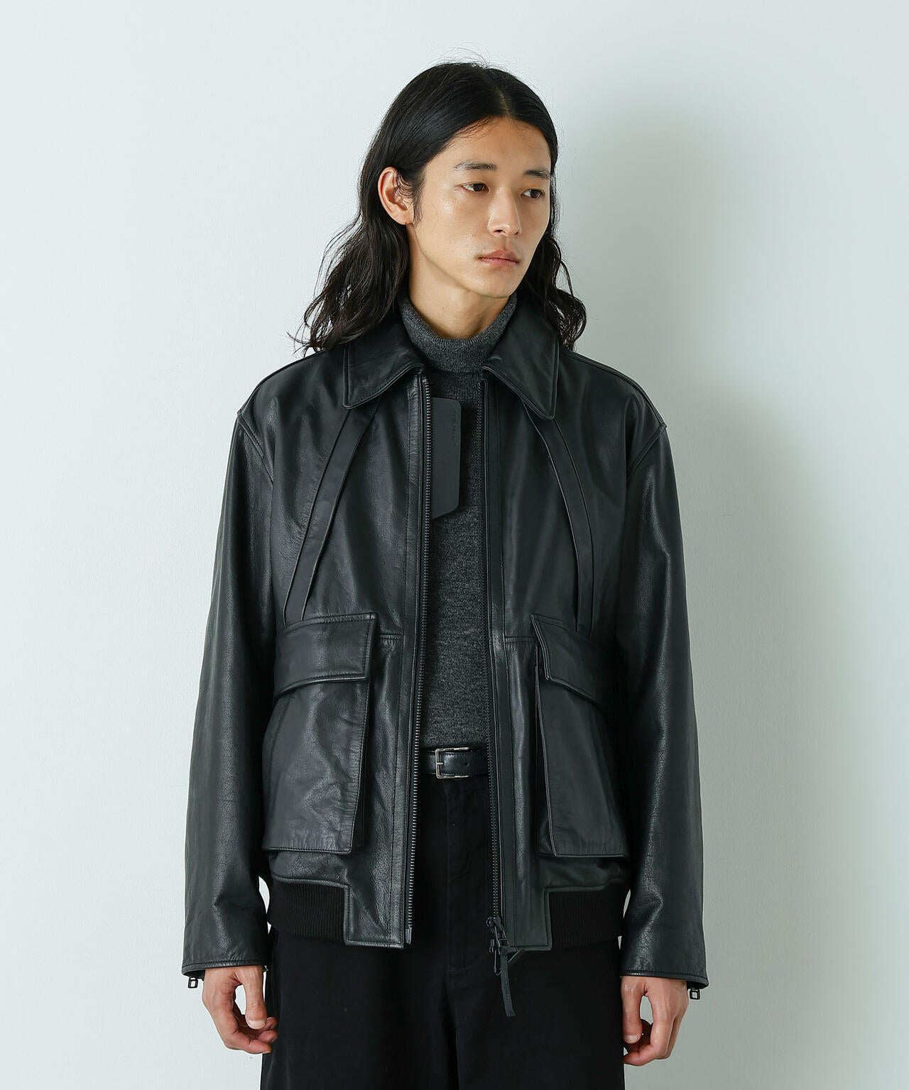 「HOTEL PALACE」 シングルライダース レザーJKT