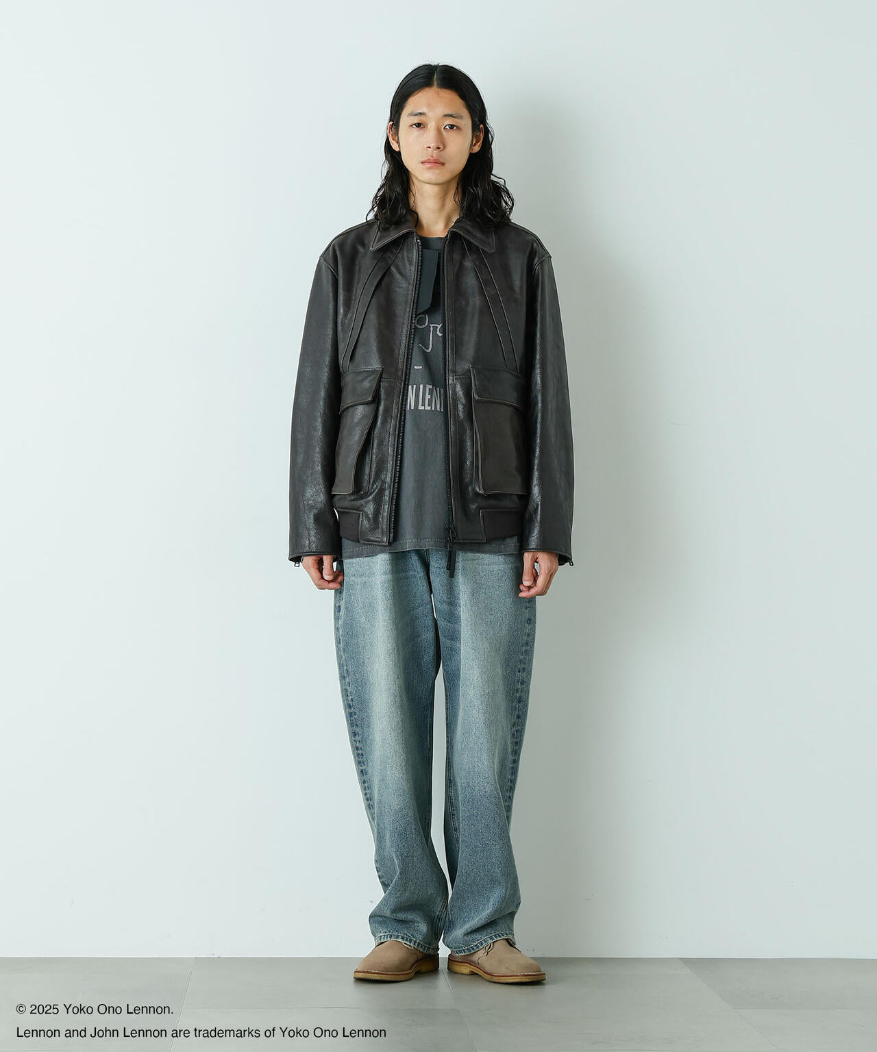 「HOTEL PALACE」 シングルライダース レザーJKT