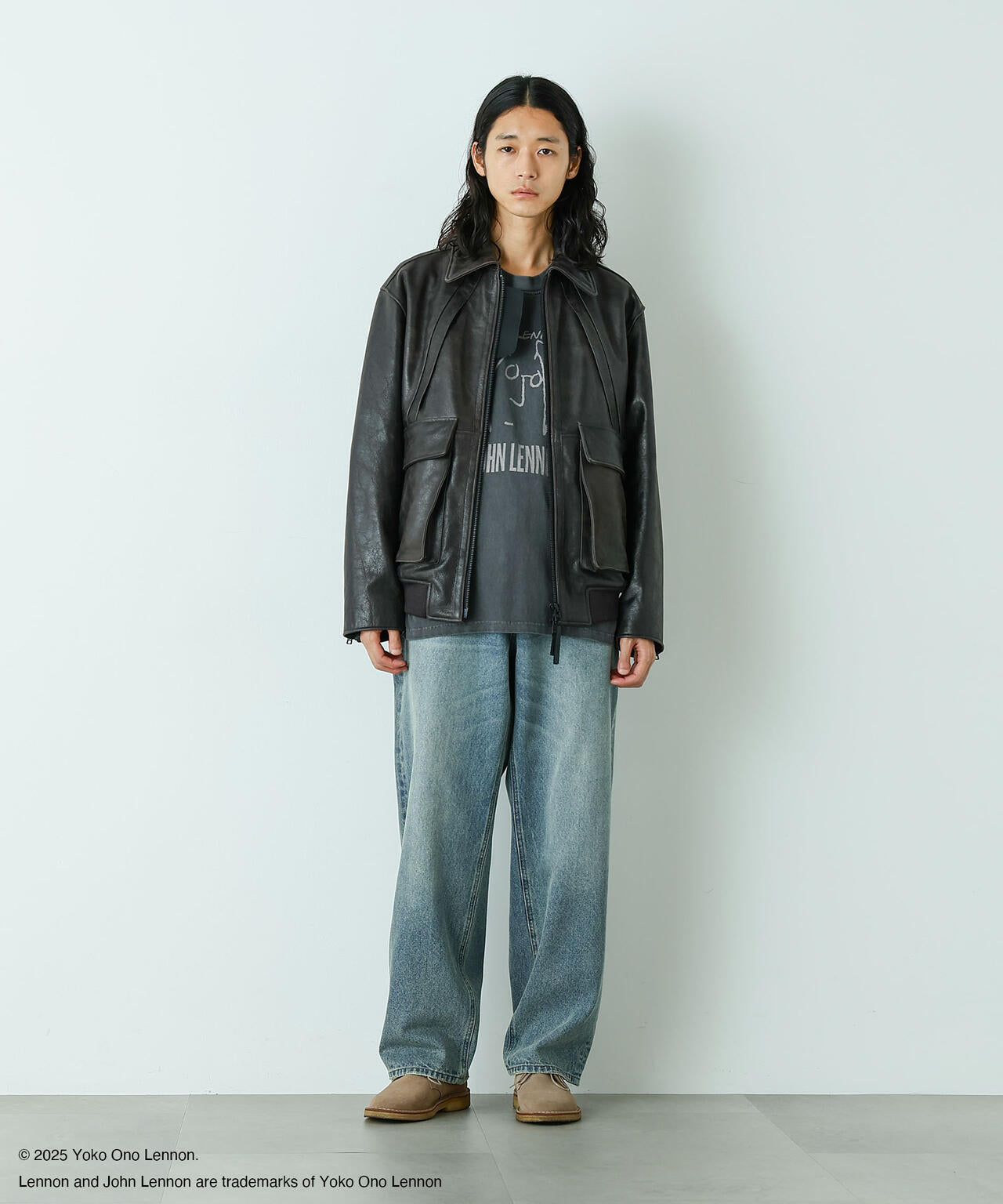 「HOTEL PALACE」 シングルライダース レザーJKT
