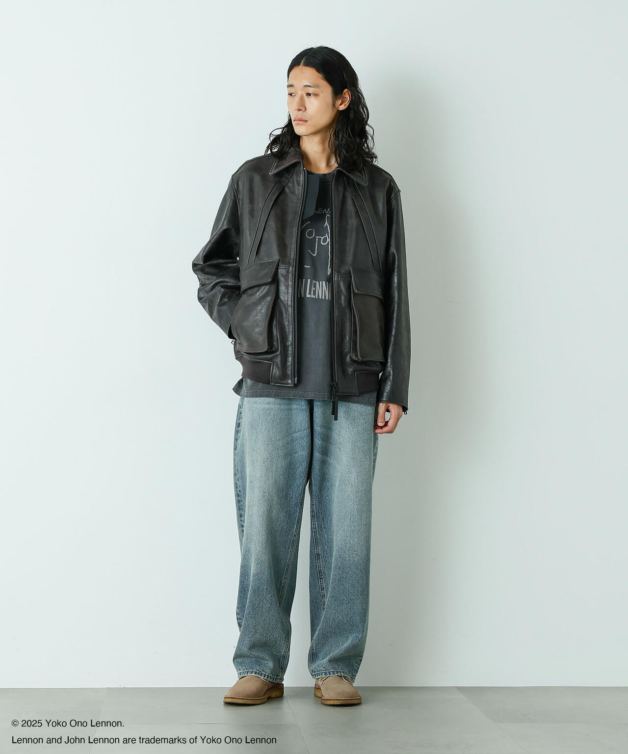 「HOTEL PALACE」 シングルライダース レザーJKT