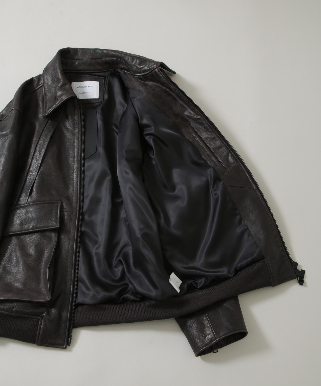 「HOTEL PALACE」 シングルライダース レザーJKT