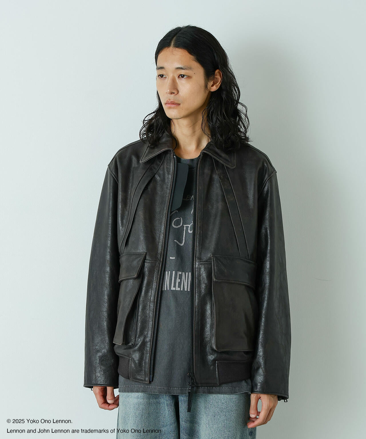 「HOTEL PALACE」 シングルライダース レザーJKT
