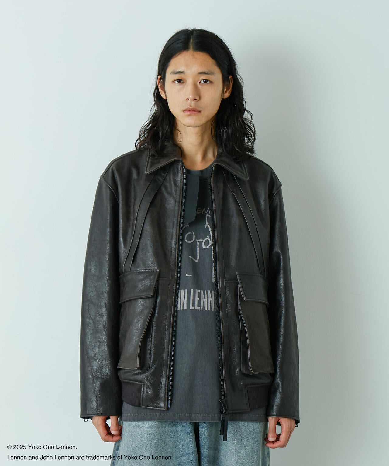 「HOTEL PALACE」 シングルライダース レザーJKT