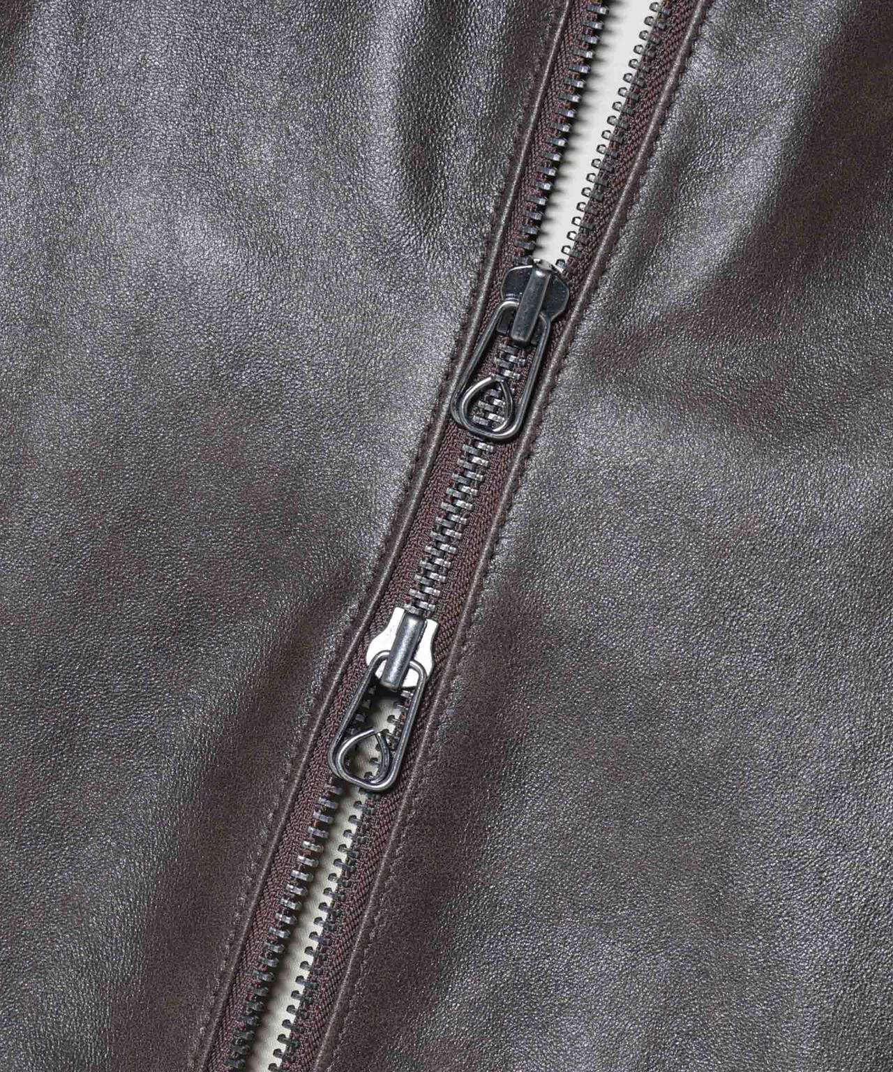 「ASSEMBLANC」 ディストレスシープバルーンボンバージャケット