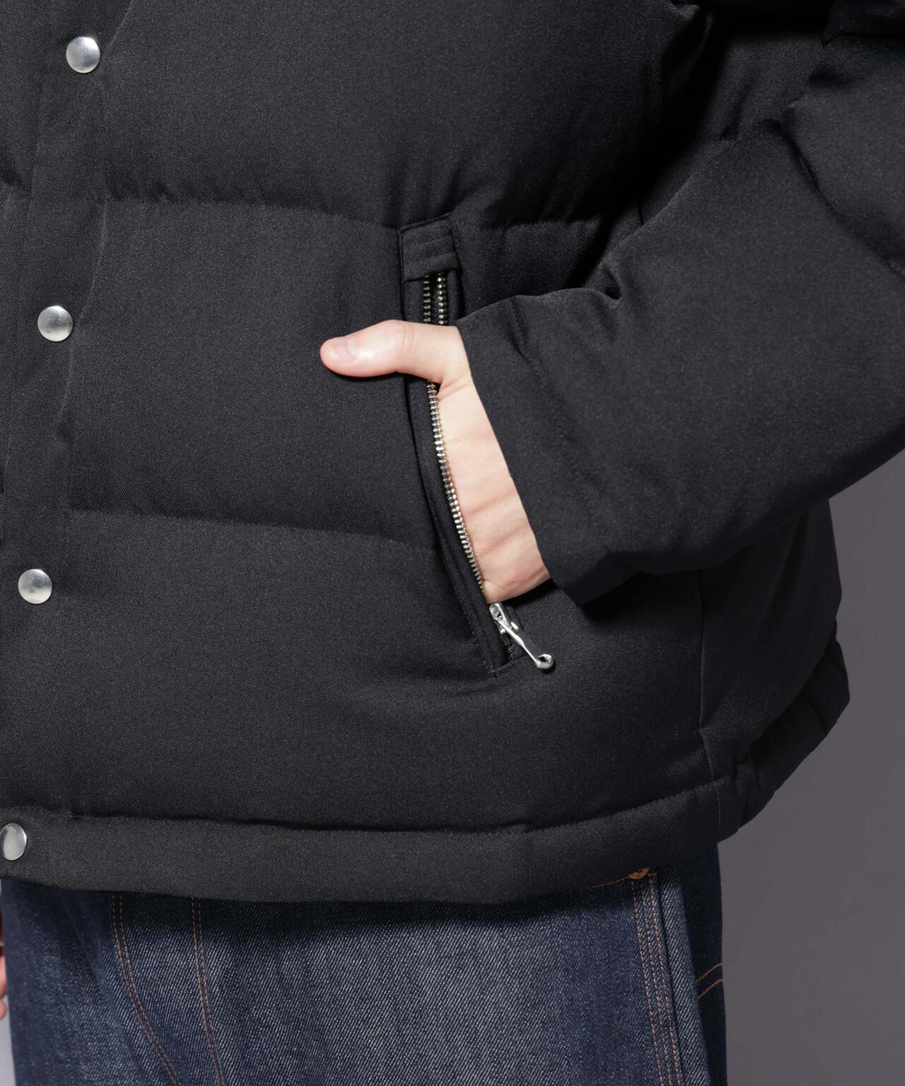 「西川ダウン(R)」ボアカラーサージショートダウン