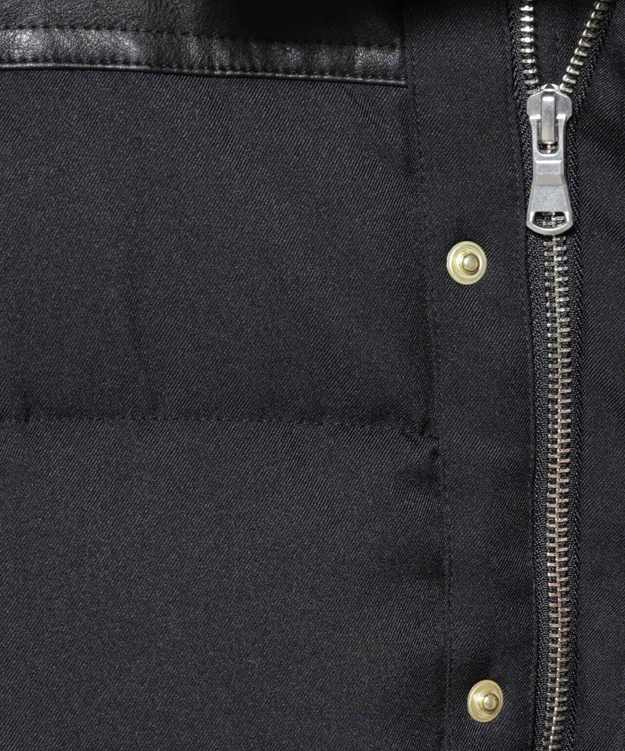 「西川ダウン(R)」ボアカラーサージショートダウン