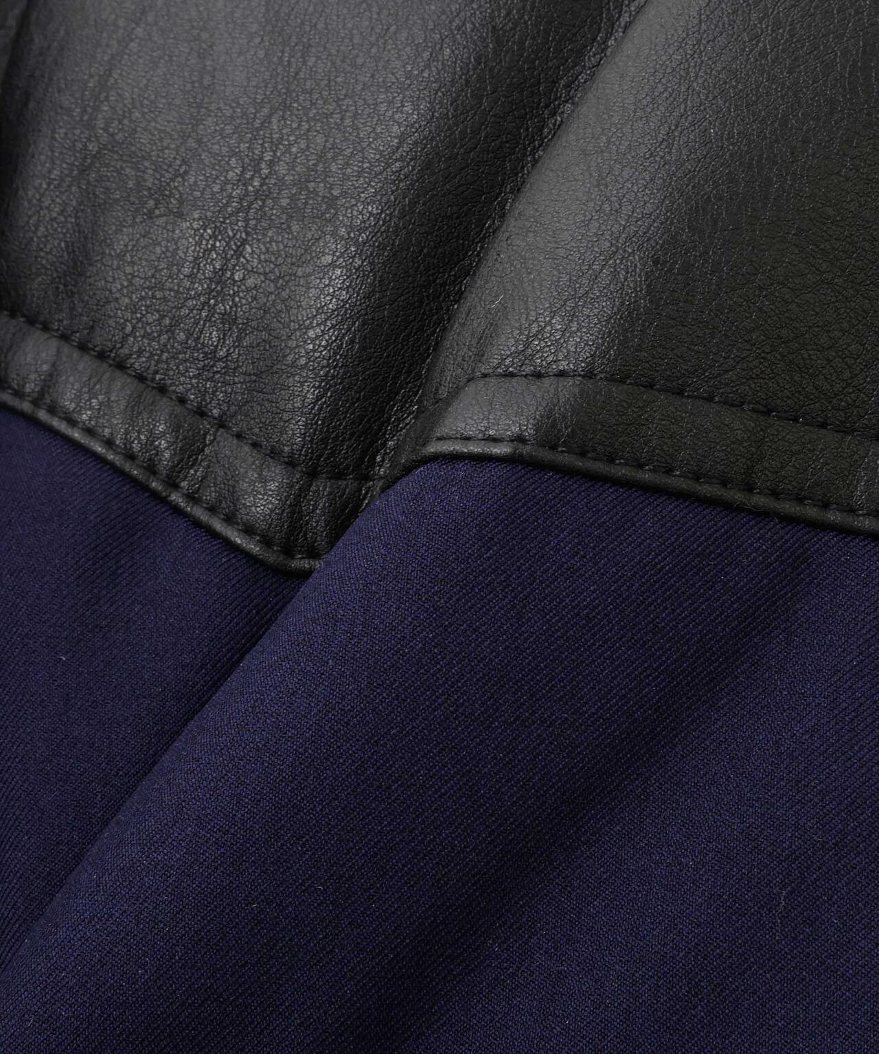 「西川ダウン(R)」ボアカラーサージショートダウン