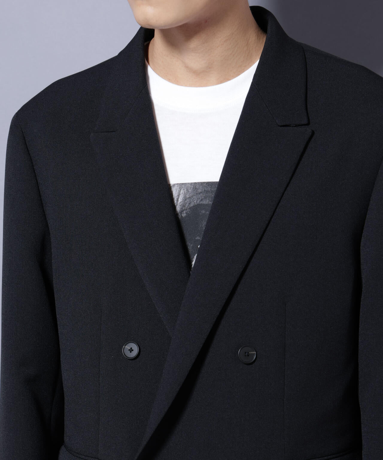 Reflax(R) ダブルクロスウェザーダブルブレストジャケット(セットアップ可)