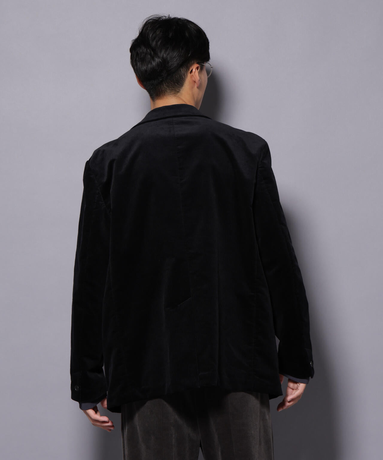 AIRコーデュロイ ダブルブレストジャケット/STRETCH(セットアップ可)